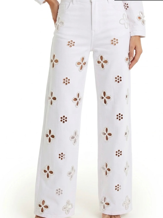 Denim - The Noli Shop KAIA PEARL HIGH RISE JEAN - WHITE